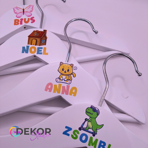 Egyedi gyerekvállfa - fehér, 33 cm - ruha & divat - babaruha & gyerekruha - babafotózási ruha és kellék - Meska.hu