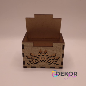 Mini fa ajándékdoboz  lézervágott mintás, 557 cm - otthon & életmód - papír, írószer - ajándékozás kellékei - ajándékkísérő - Meska.hu