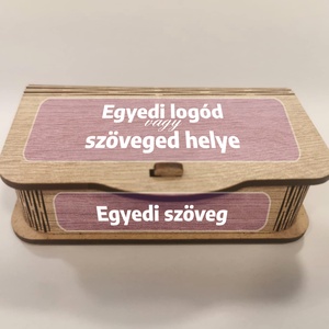 Névjegykártyatartó lézer box - otthon & életmód - papír, írószer - ajándékozás kellékei - ajándékkísérő - Meska.hu