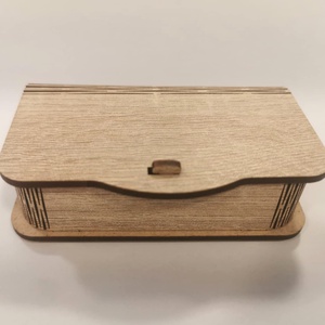 Névjegykártyatartó lézer box, Otthon & Életmód, Papír, írószer, Ajándékozás kellékei, Ajándékkísérő, Gravírozás, pirográfia, Famegmunkálás, MESKA