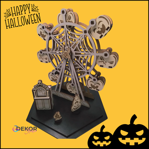 Halloween hinta  óriáskerék dekoráció, halloween asztaldísz - Meska.hu