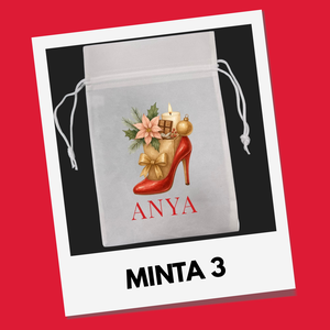 Névre szóló ajándék-, mikulás zsákok - DTF nyomattal - karácsony - mikulás - mikulás zsák - Meska.hu