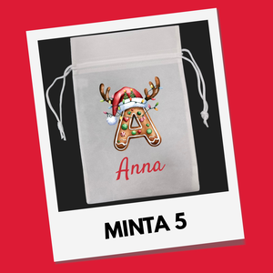 Névre szóló ajándék-, mikulás zsákok - DTF nyomattal, Karácsony, Mikulás, Mikulás zsák, Mindenmás, MESKA