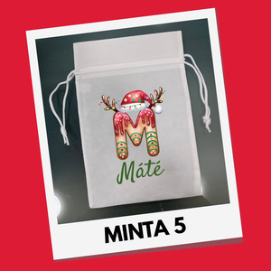 Névre szóló ajándék-, mikulás zsákok - DTF nyomattal - karácsony - mikulás - mikulás zsák - Meska.hu