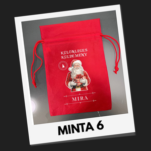 Névre szóló ajándék-, mikulás zsákok - DTF nyomattal - karácsony - mikulás - mikulás zsák - Meska.hu