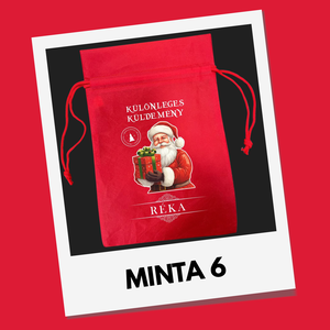 Névre szóló ajándék-, mikulás zsákok - DTF nyomattal - karácsony - mikulás - mikulás zsák - Meska.hu