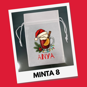 Névre szóló ajándék-, mikulás zsákok - DTF nyomattal, Karácsony, Mikulás, Mikulás zsák, Mindenmás, MESKA