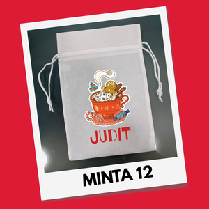 Névre szóló ajándék-, mikulás zsákok - DTF nyomattal - karácsony - mikulás - mikulás zsák - Meska.hu