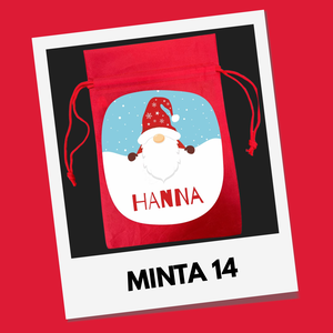 Névre szóló ajándék-, mikulás zsákok - DTF nyomattal - karácsony - mikulás - mikulás zsák - Meska.hu