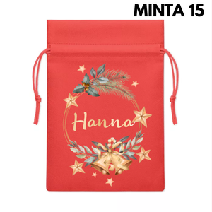 Névre szóló ajándék-, mikulás zsákok - DTF nyomattal, Karácsony, Mikulás, Mikulás zsák, Mindenmás, MESKA