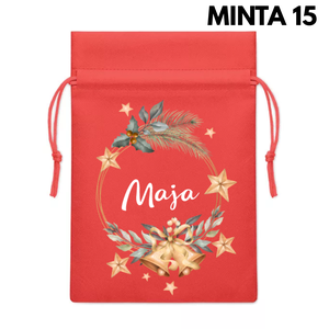 Névre szóló ajándék-, mikulás zsákok - DTF nyomattal - karácsony - mikulás - mikulás zsák - Meska.hu