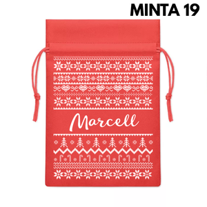 Névre szóló ajándék-, mikulás zsákok - többféle mintával - karácsony - mikulás - mikulás zsák - Meska.hu