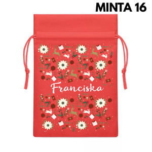 Névre szóló ajándék-, mikulás zsákok - többféle mintával, Karácsony, Mikulás, Mikulás zsák, Mindenmás, MESKA