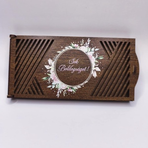 Sok boldogságot UV nyomott pénzátadó doboz - otthon & életmód - papír, írószer - ajándékozás kellékei - pénzátadó doboz - Meska.hu