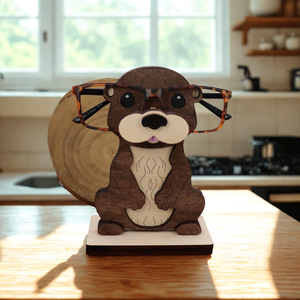 Vidra alakú gyerek szemüvegtartó - Meska.hu