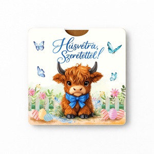 Egyszerű, zsebes húsvéti Locsipénz átadó - Boci - ünnepi díszek, dekorációk - húsvéti díszek és dekorációk - húsvéti pénzátadó - Meska.hu