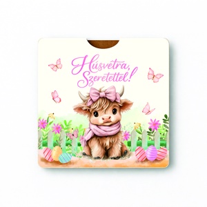 Egyszerű, zsebes húsvéti Locsipénz átadó - Boci - ünnepi díszek, dekorációk - húsvéti díszek és dekorációk - húsvéti pénzátadó - Meska.hu