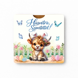 Egyszerű, zsebes húsvéti Locsipénz átadó - Boci - ünnepi díszek, dekorációk - húsvéti díszek és dekorációk - húsvéti pénzátadó - Meska.hu