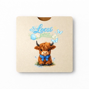 Egyszerű, zsebes húsvéti Locsipénz átadó - Boci - ünnepi díszek, dekorációk - húsvéti díszek és dekorációk - húsvéti pénzátadó - Meska.hu