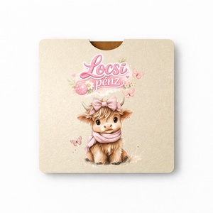 Egyszerű, zsebes húsvéti Locsipénz átadó - Boci - ünnepi díszek, dekorációk - húsvéti díszek és dekorációk - húsvéti pénzátadó - Meska.hu