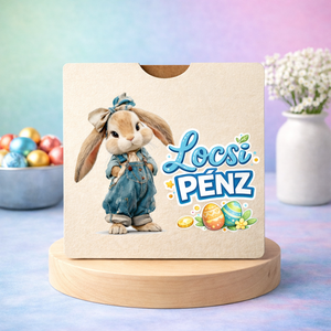 Egyszerű, zsebes húsvéti Locsipénz átadó - Nyuszi - Meska.hu