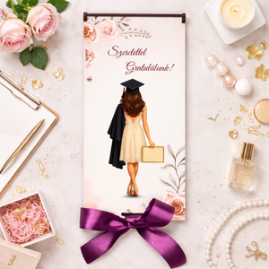 Elegáns pénzátadó doboz ballagásra, diplomaosztóra, Otthon & Életmód, Papír, írószer, Ajándékozás kellékei, Pénzátadó doboz, Famegmunkálás, MESKA