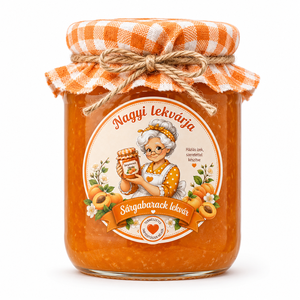 Lekváros címke ív - többféle, 6db-os - élelmiszer - öntapadós címke - Meska.hu
