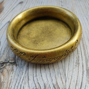 Gyűrűk Ura egy gyűrű tál, asztali dekoráció, d and d játék, szülinapi ajándék - otthon & életmód - dekoráció - dísztárgy - Meska.hu