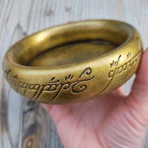 Gyűrűk Ura egy gyűrű tál, asztali dekoráció, d and d játék, szülinapi ajándék - otthon & életmód - dekoráció - dísztárgy - Meska.hu