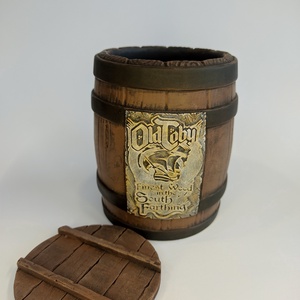 Old Toby pipafüves hordó, asztali dekoráció, Gyűrűk Ura, Tolkien, Hobbit, szülinapi ajándék, Gandalf, Frodo, Bilbo - otthon & életmód - dekoráció - asztal és polc dekoráció - asztaldísz - Meska.hu