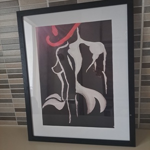 Absztrakt akt nyomat - művészet - grafika & illusztráció - művészi nyomat - Meska.hu