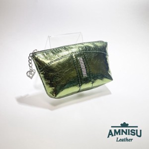 Metál zöld egy cipzáras egyenes swarovski köves kulcstartó E7008, Táska & Tok, Kulcstartó & Táskadísz, Kulcstartó, , MESKA