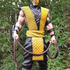 Mortal Kombat Scorpion szobor - otthon & életmód - dekoráció - asztal és polc dekoráció - könyvszobor - Meska.hu