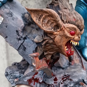 Guyver szobor, részletgazdag gyantás 3d nyomtatás, 12K felbontás, kézzel festve és lakkozva - művészet - szobor - Meska.hu