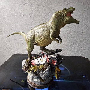 Jurassic Park T-rex szobor - otthon & életmód - dekoráció - asztal és polc dekoráció - könyvszobor - Meska.hu