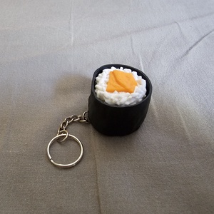 Sushi fidget clicker kulcstartó, lazacos, Táska & Tok, Kulcstartó & Táskadísz, Kulcstartó, Mindenmás, MESKA