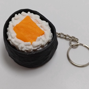 Sushi fidget clicker kulcstartó, lazacos, Táska & Tok, Kulcstartó & Táskadísz, Kulcstartó, Mindenmás, MESKA