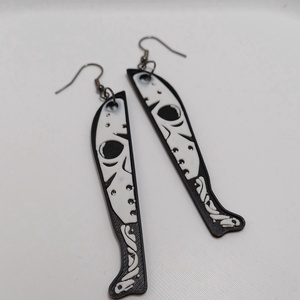 Péntek 13 kés fülbevaló, Ékszer, Fülbevaló, Lógó fülbevaló, Mindenmás, MESKA