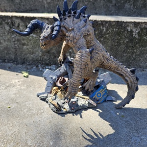 Fallout Deathclaw - Halálkarom szobor, full resin, kézzel festve - otthon & életmód - dekoráció - asztal és polc dekoráció - könyvszobor - Meska.hu