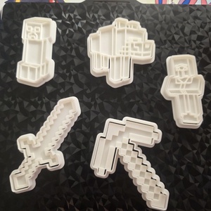 Minecraft sütikiszúró szett  3D nyomtatott (5 db) - Meska.hu