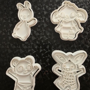 Bing nyuszi és barátai sütikiszúró szett  3D nyomtatott (4 db), Otthon & Életmód, Konyhafelszerelés, tálalás, Sütés, főzés, Sütikiszúró, Mindenmás, MESKA