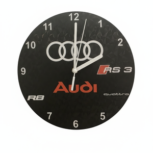 Audi Logós Falióra-3Dnyomtatott , Otthon & Életmód, Dekoráció, Fali és függő dekoráció, Falióra & óra, Mindenmás, MESKA