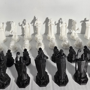 Harry Potter Sakk Készlet - 3D Nyomtatott Figurák (32 db) - Tábla Nélkül - játék & sport - táblajáték és kártyajáték - sakk - Meska.hu