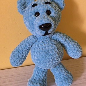 Himalaya Dolphin Baby Kék Maci - Extra Puha Horgolt Amigurumi - Meska.hu