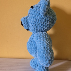 Himalaya Dolphin Baby Kék Maci - Extra Puha Horgolt Amigurumi - játék & sport - plüssállat & játékfigura - maci - Meska.hu