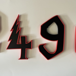 Varázslatos Házszám � Harry Potter Stílusú-3D Nyomtatott - Meska.hu