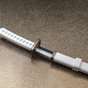 One Piece - Roronoa Zoro Shusui Katana és Állvány- 3D Nyomtatott -  - Meska.hu