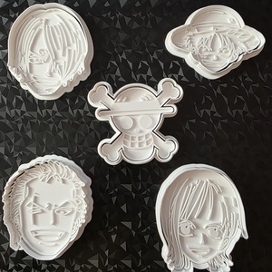 One Piece süteménykiszúró készlet (5 db)- 3D Nyomtatott - Meska.hu