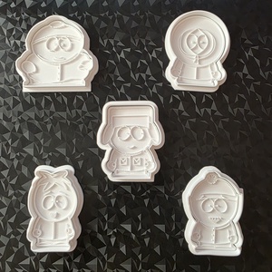 South Park süteménykiszúró készlet (5 db)- 3D Nyomtatott - Meska.hu