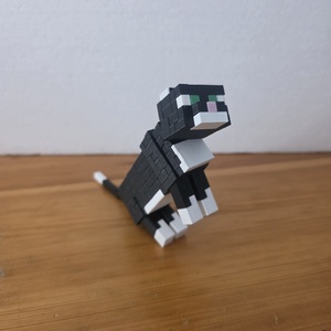 Minecraft cica - 3D Nyomtatott - otthon & életmód - dekoráció - dekoratív figurák és szobrok - Meska.hu